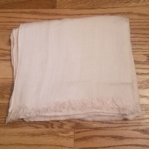 Lightweight pink blanket scarf